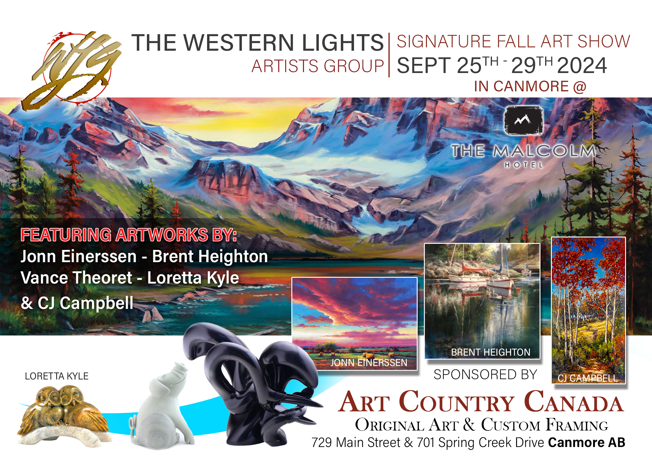 Jonn Einerssen Canmore Art Show